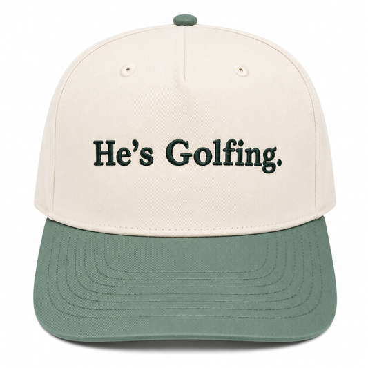 He's Golfing Snapback