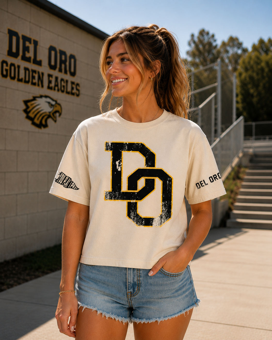 Del Oro Cropped T-Shirt