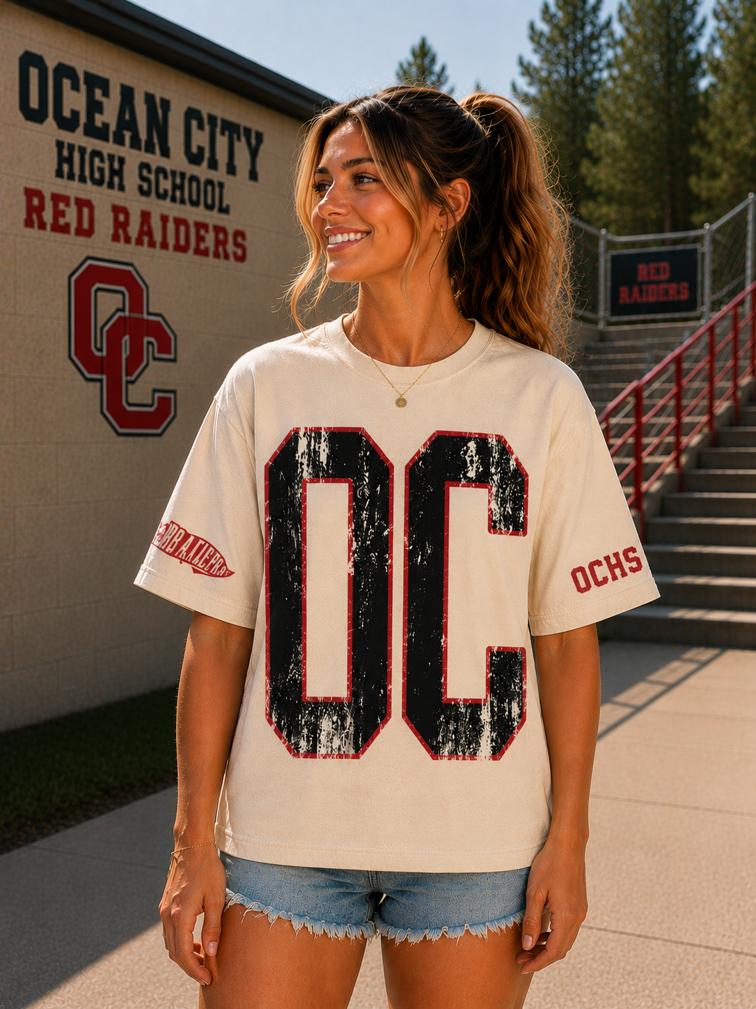 Ocean City High Cropped Tshirt